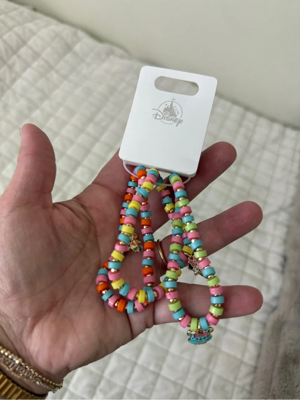 NWT Disney Official Candy Parks Food Bracelet Set